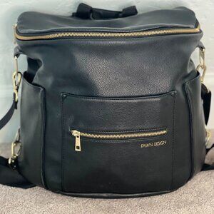 Fawn Design Original Diaper Bag Black (Full-Sized)
